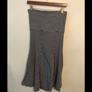 Strapless beach dress